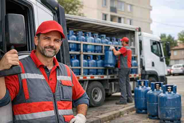 Chofer para reparto de gas en garrafas